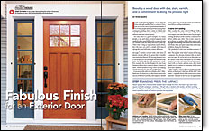 inishing an exterior door inishing an exterior door