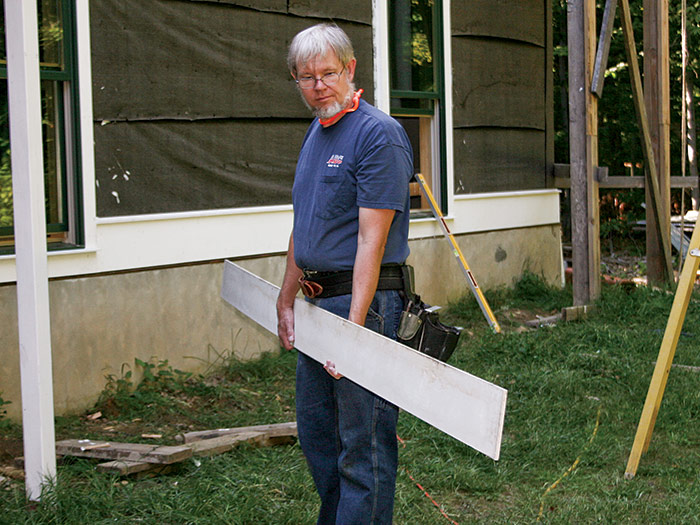 Be careful carrying fiber-cement siding