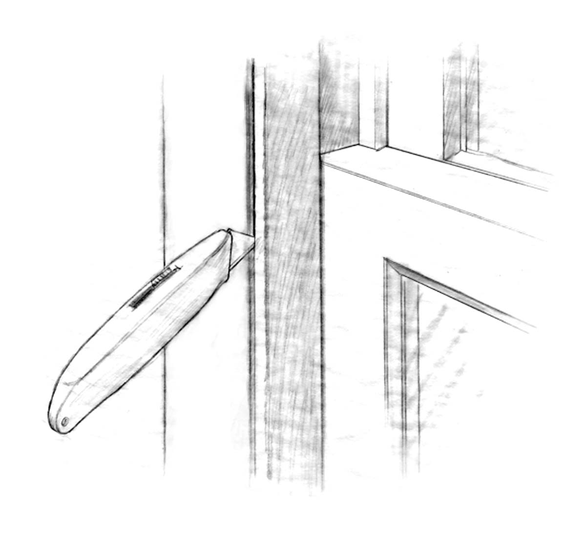 Use a utility knife to break the paint seal from the window stop.