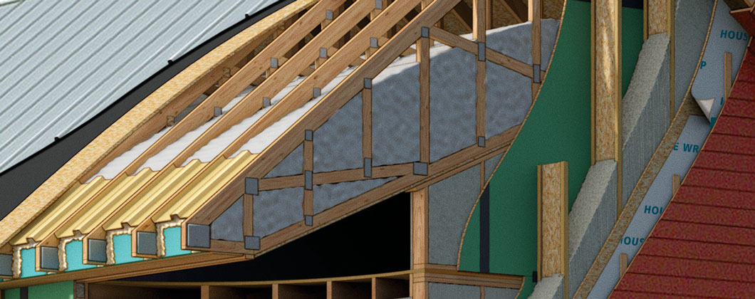 super-insulated house