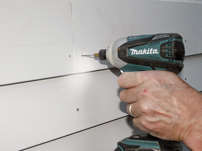 Predrill when nailing