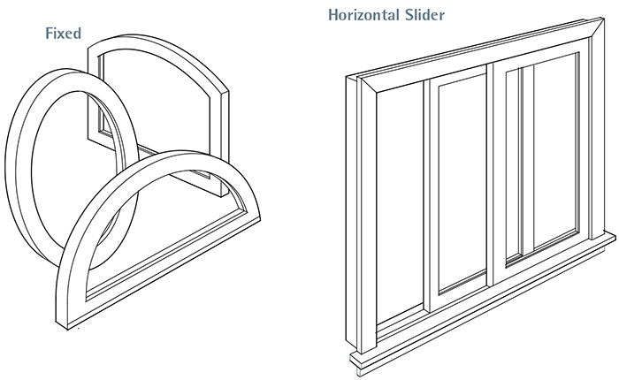 fixed slider windows