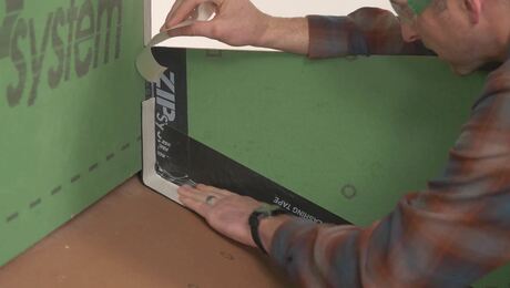 installing zip roof sheathing